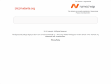 Tablet Screenshot of bitcoinatlanta.org